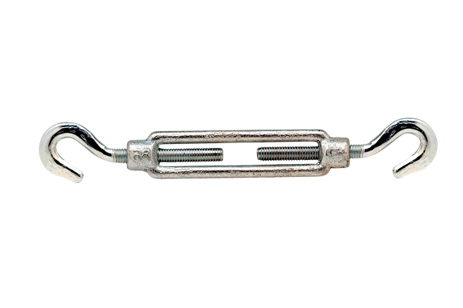 Spanschroeven Haak-Haak DIN 1480, verzinkt