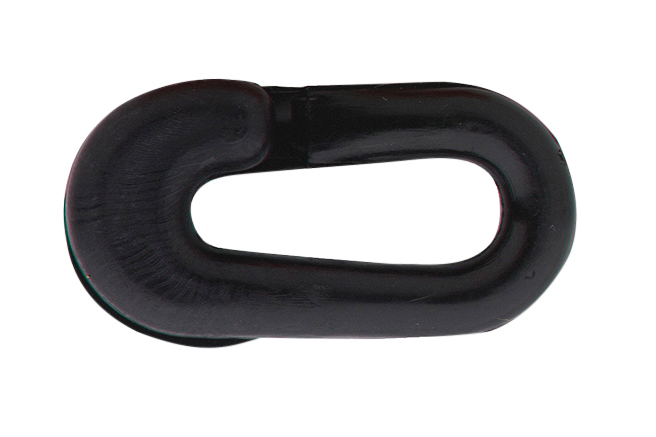 9.800151006 Kunststof noodschakel / 06 mm / zwart