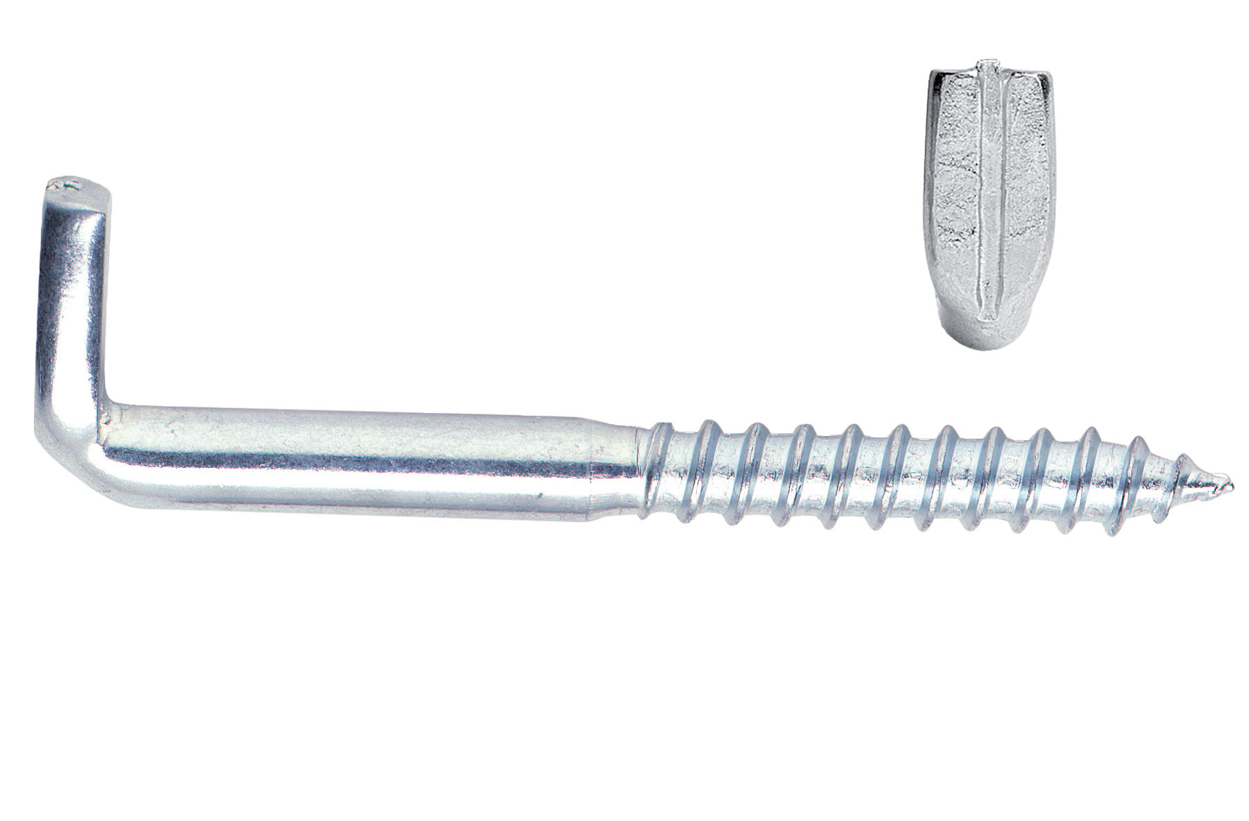 Sleuf schroefduimen houtdraad, verzinkt