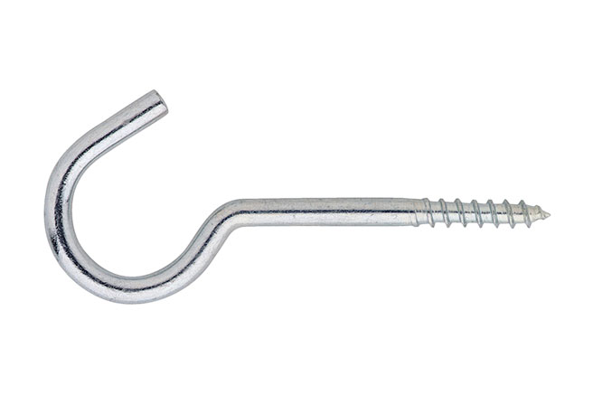 Schroefhaken zwaar houtdraad, verzinkt