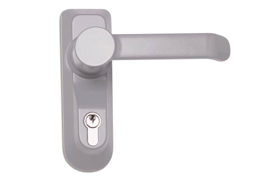 4000.114.1542 Opbouw-krukset / Briton 1413 KRS SE / incl. ½ (30/10) PC / voor Briton anti-paniekbeslag / zilvergrijs