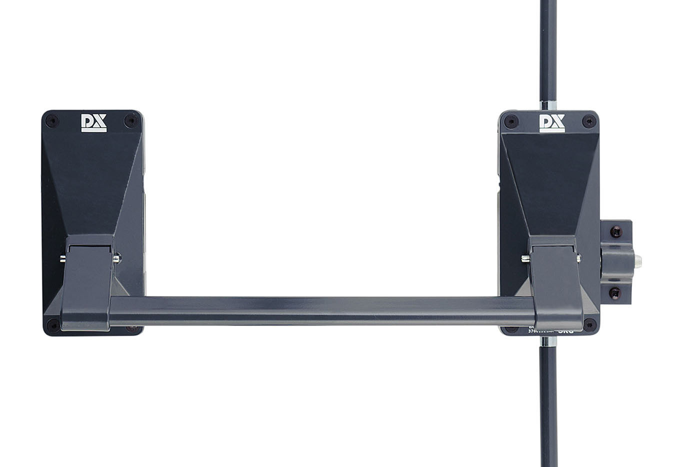 4003.607.0394 Anti-paniekstang / DX 703 / enkele deur / 3-puntssluiting / inbraakwerend / voor houten deuren / antraciet grijs / SKG**®