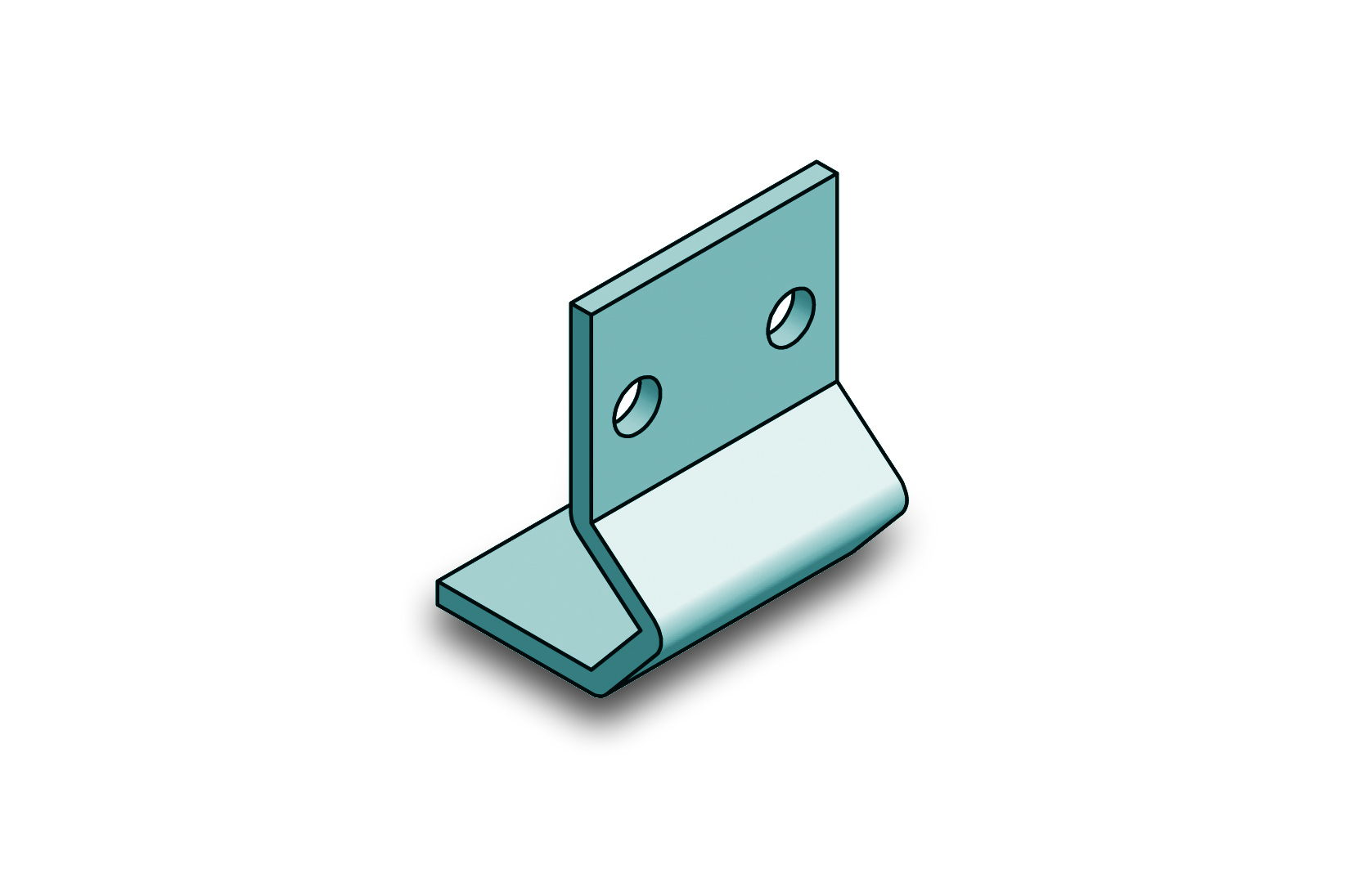 4003.634.0194 Sluitplaat / DX / t.b.v. verticale Pullmanschoot voor gelijkliggende deur situaties / PO 512-513 / gegalvaniseert