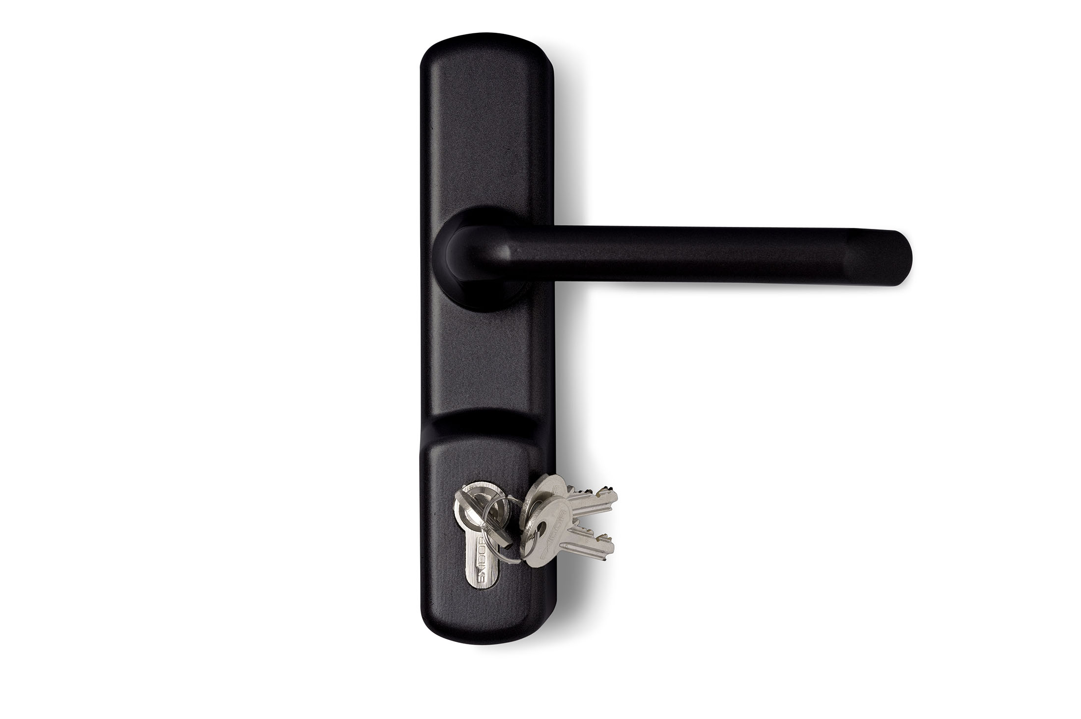 4003.650.0196 Opbouw-krukset / DX 500 / incl. ½ (35/10) cilinder / voor DX 5-serie / mat zwart