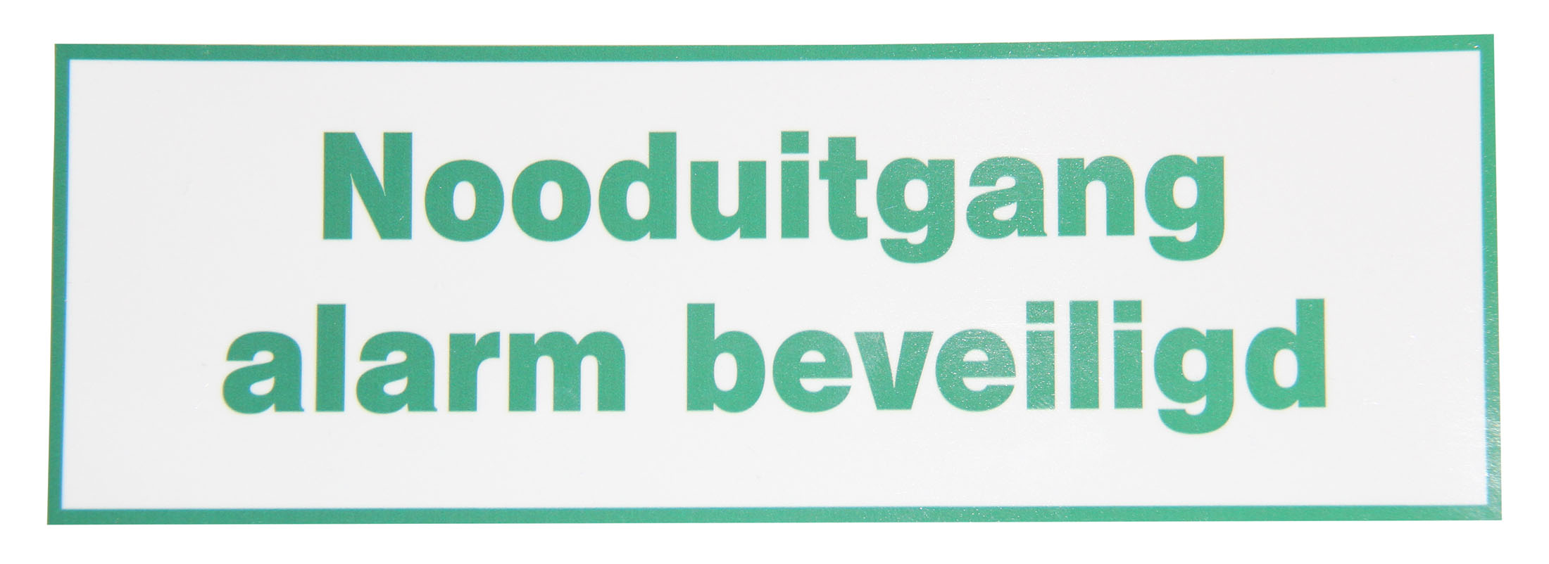 4003.999.0007 Pictogram 'Nooduitgang alarm beveiligd' 209x98mm