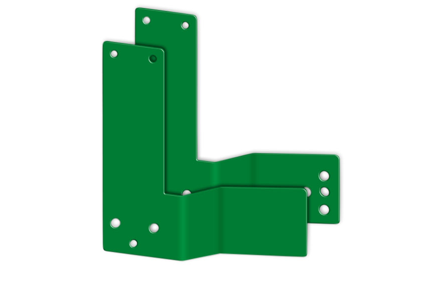 4003.999.0371 GfS EH-Exit control Montage hulpstuk voor paniekstangen / verzet 30 mm / DIN rechtse deuren / groen