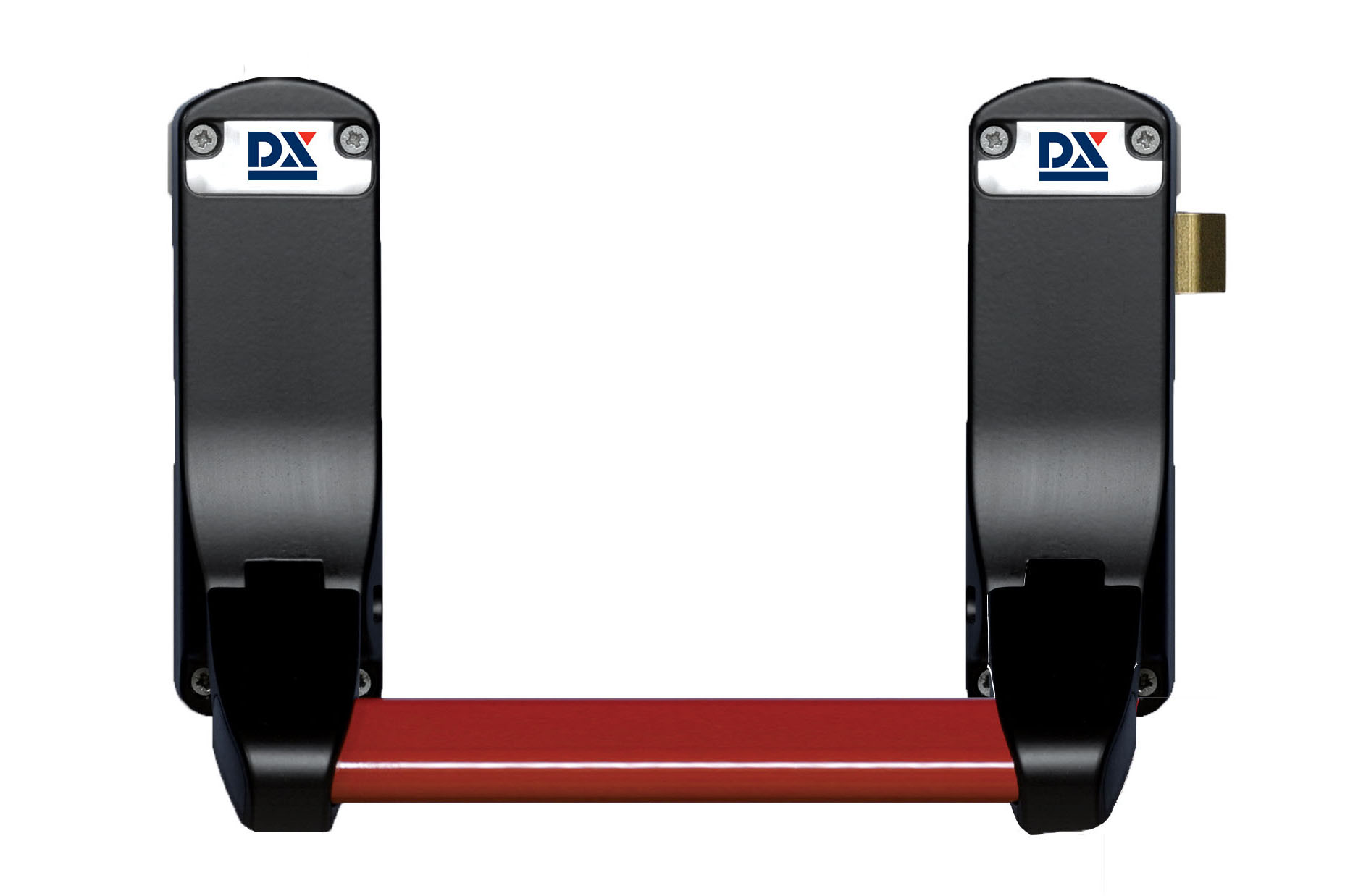 4003.692.9694 Anti-paniekstang / DX 296 RZ / enkele deur / 1-puntssluiting / opliggende dagschoot / rood-zwart