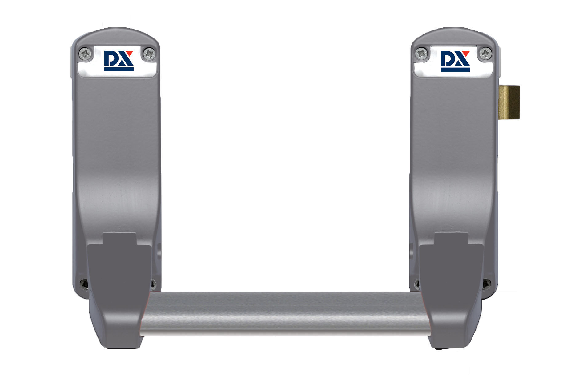 4003.692.9642 Anti-paniekstang / DX 296 SE / enkele deur / 1-puntssluiting / opliggende dagschoot / zilvergrijs