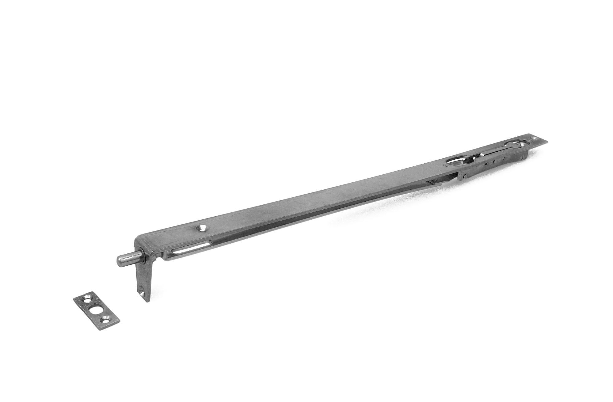 Bascule kantschuiven staal, open model