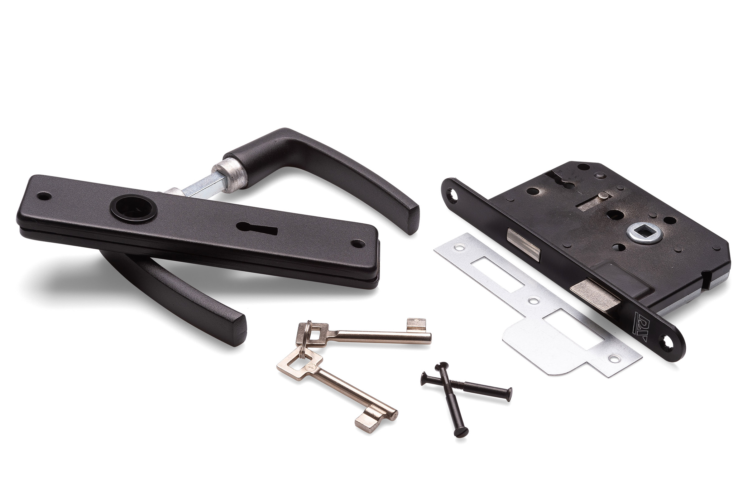 DX Deurkrukset dag&nachtslot BB zwart