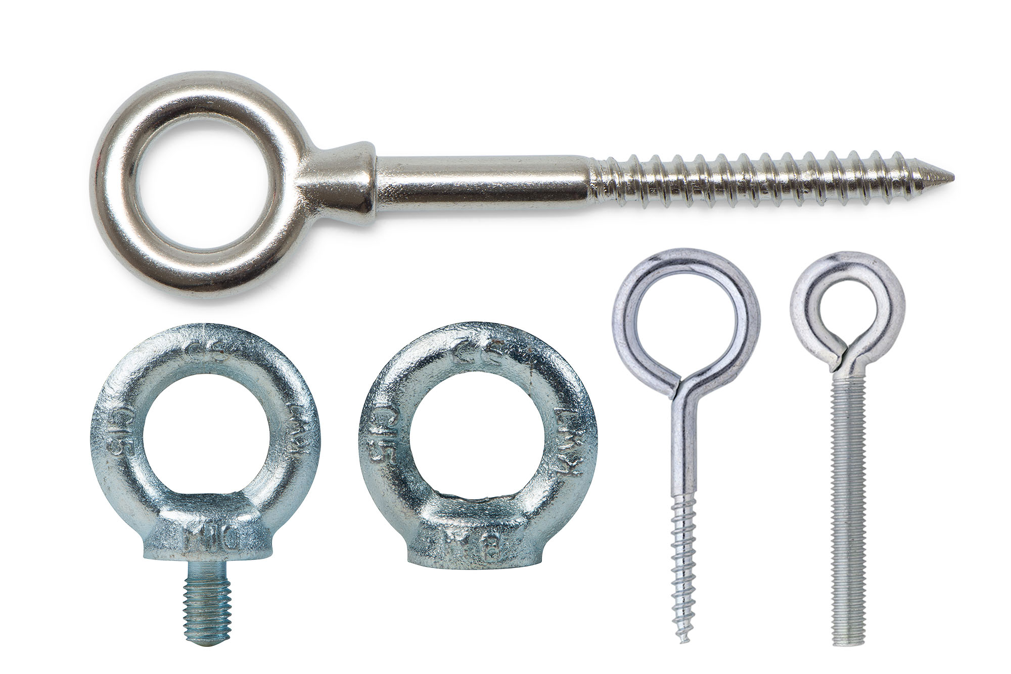 Ringschroeven, -moeren & schroefogen