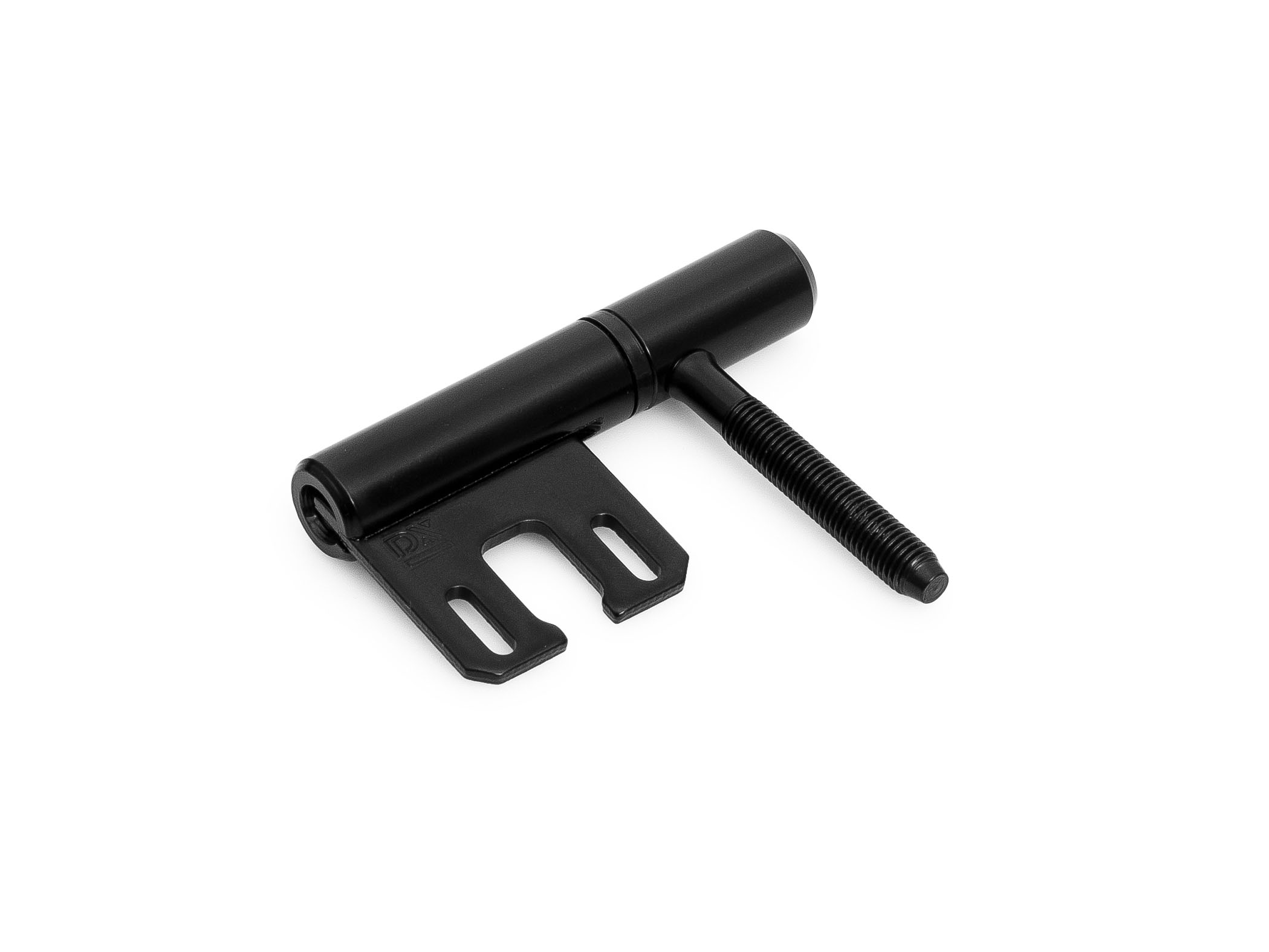 Inboorpaumelles, stalen inmetselkozijn H, 14 mm, zwart gelakt