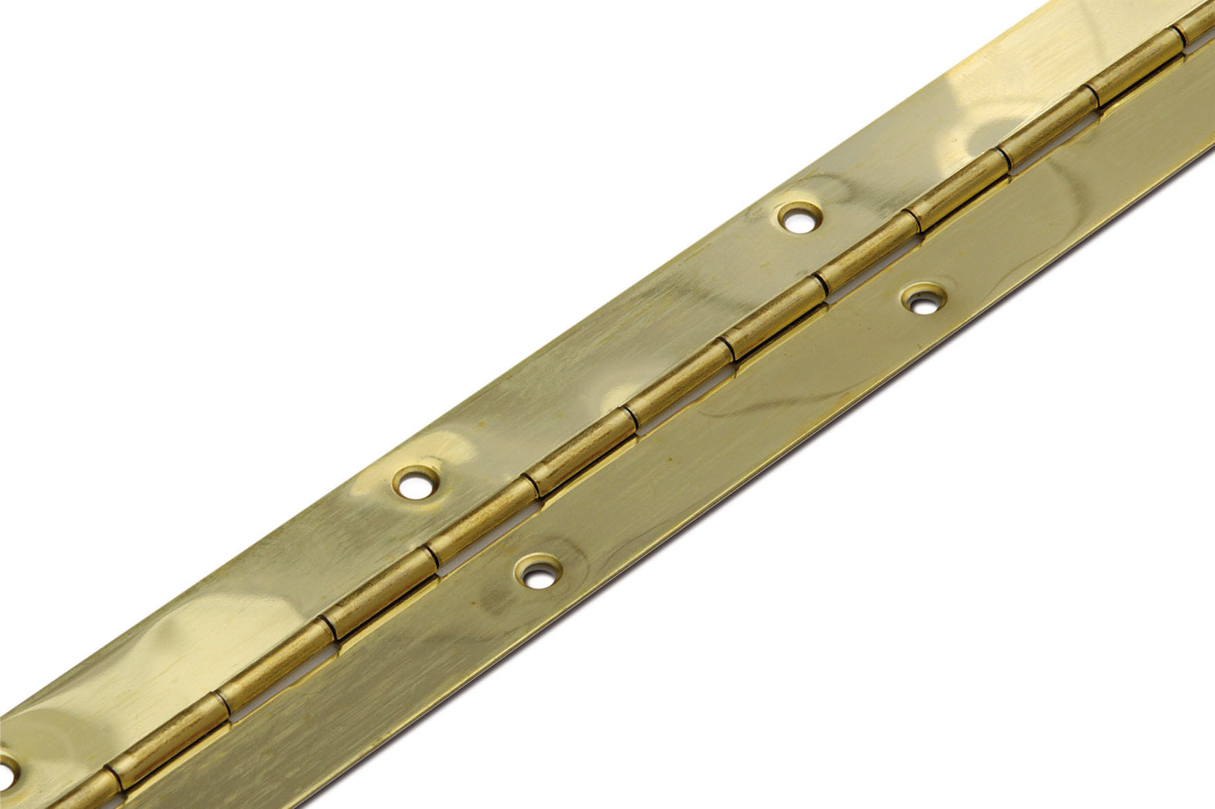 Pianoscharnieren, staal vermessingd