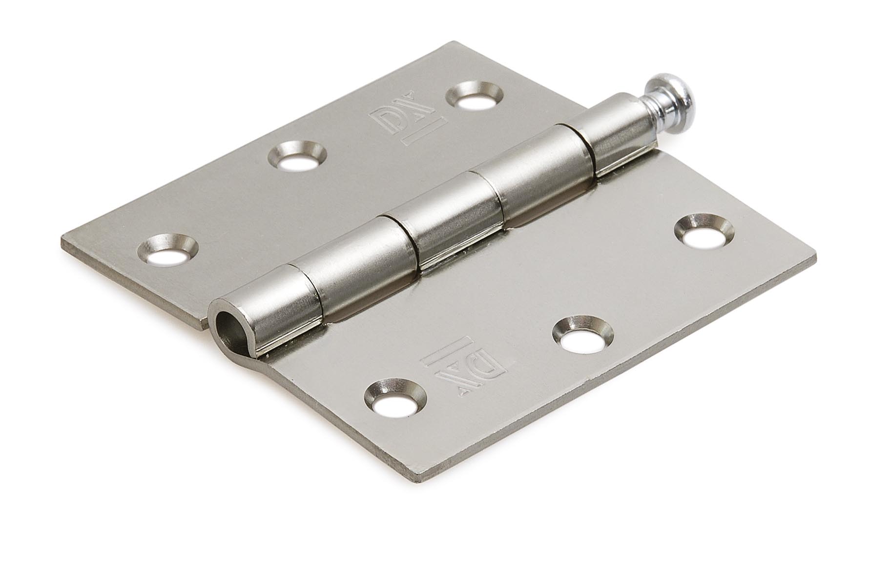 6110.025.7676 Scharnier / rechte hoeken / 76x76 mm / losse verzinkte pen / staal verzinkt