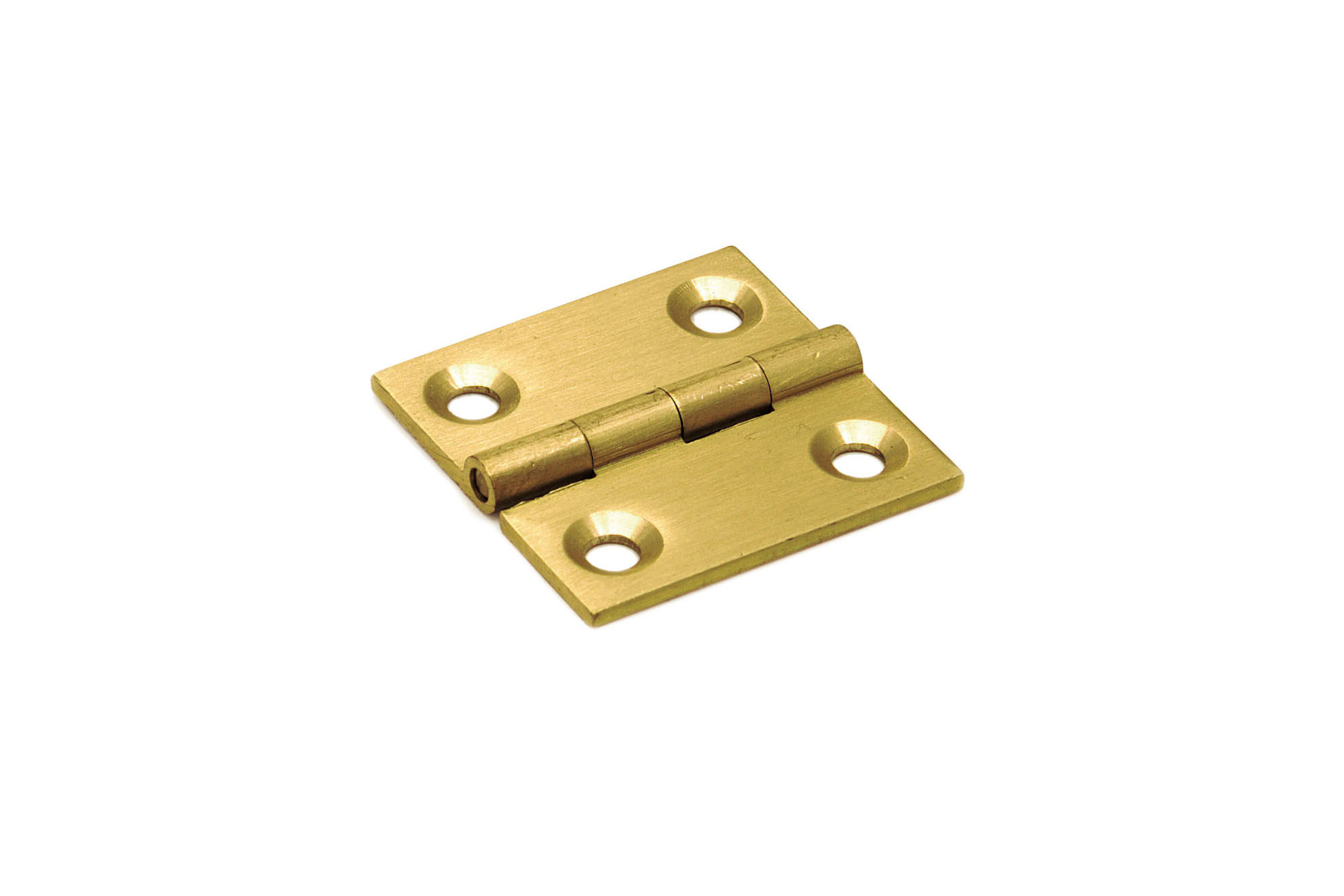 Smal- en vierkantscharnieren, massief messing