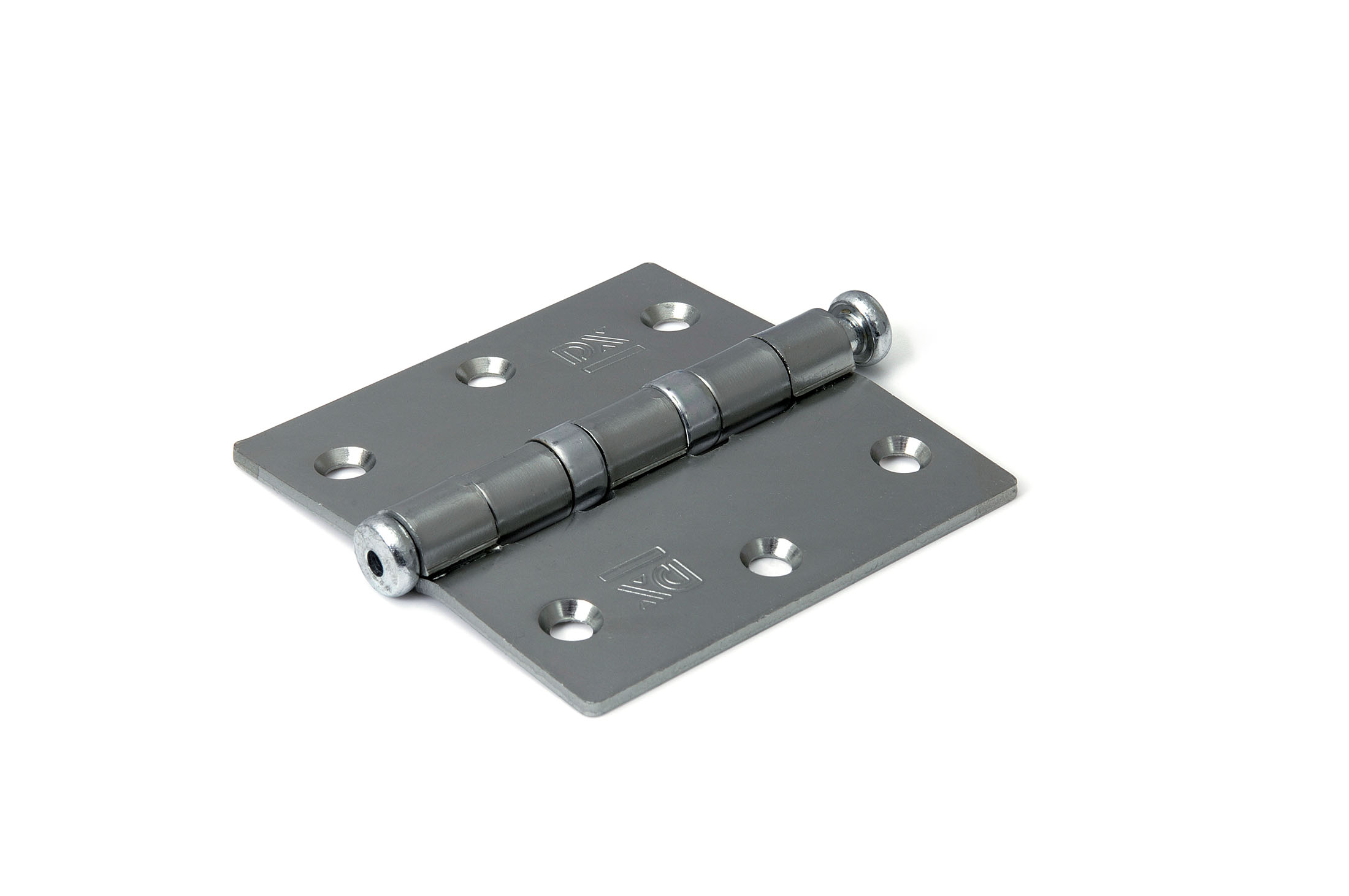 6210.125.7676 Kogellagerscharnier / rechte hoeken / 76x76 mm / verzinkte pen / staal verzinkt