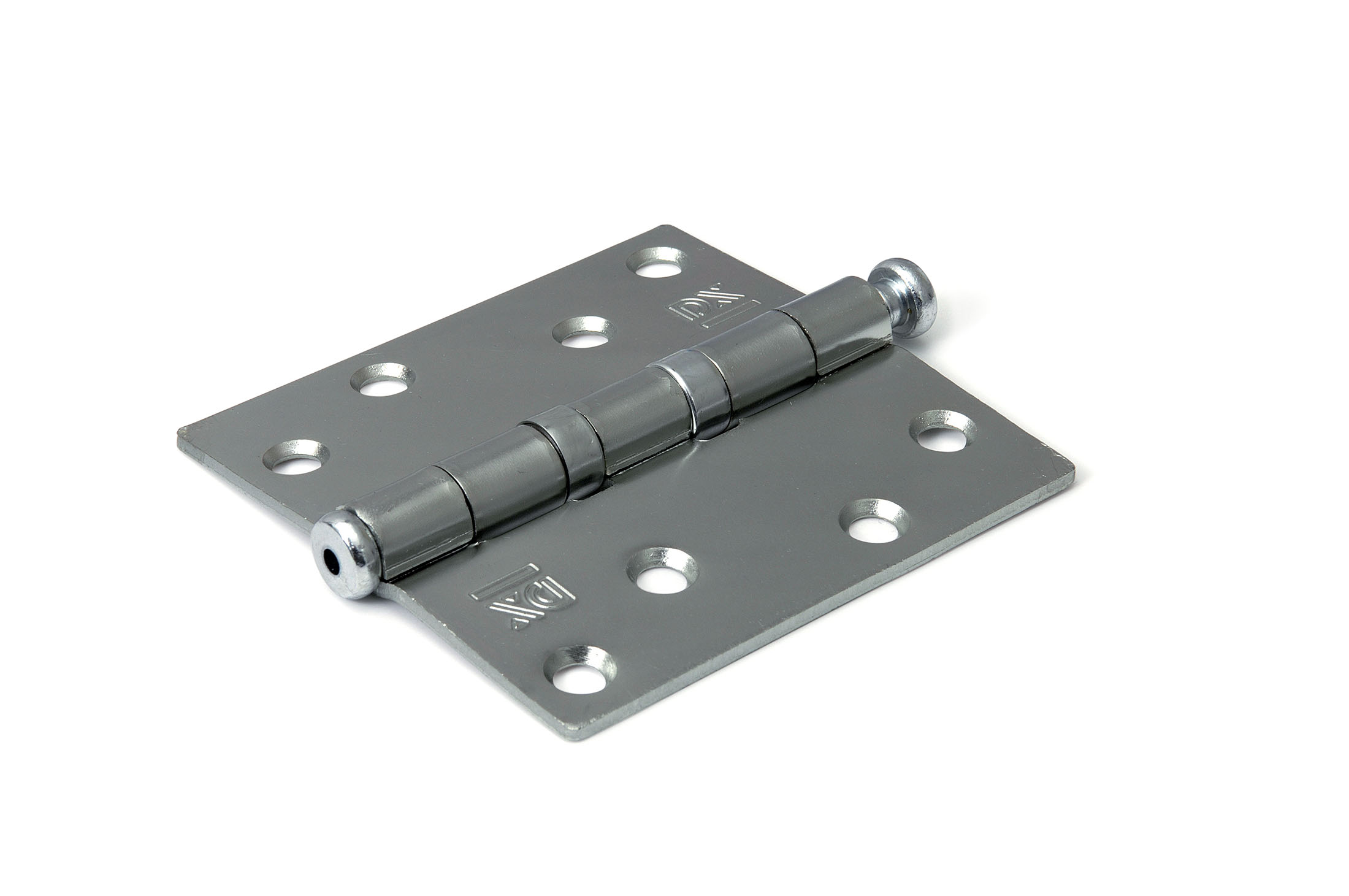 Kogellagerscharnieren rechte hoeken, staal, blank verzinkt