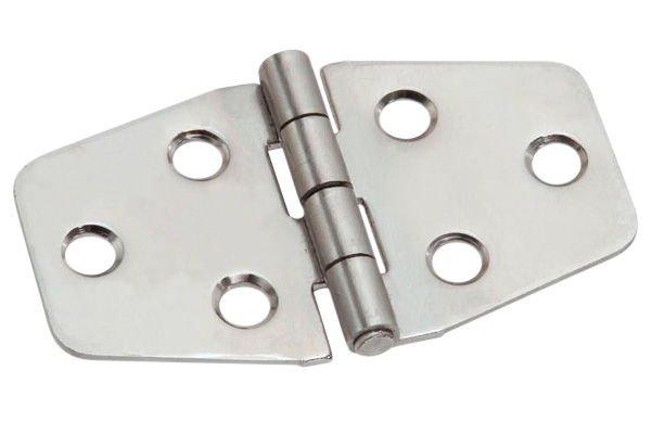 6610.133.4070 Klepscharnier / 40x70 mm / vaste pen / RVS