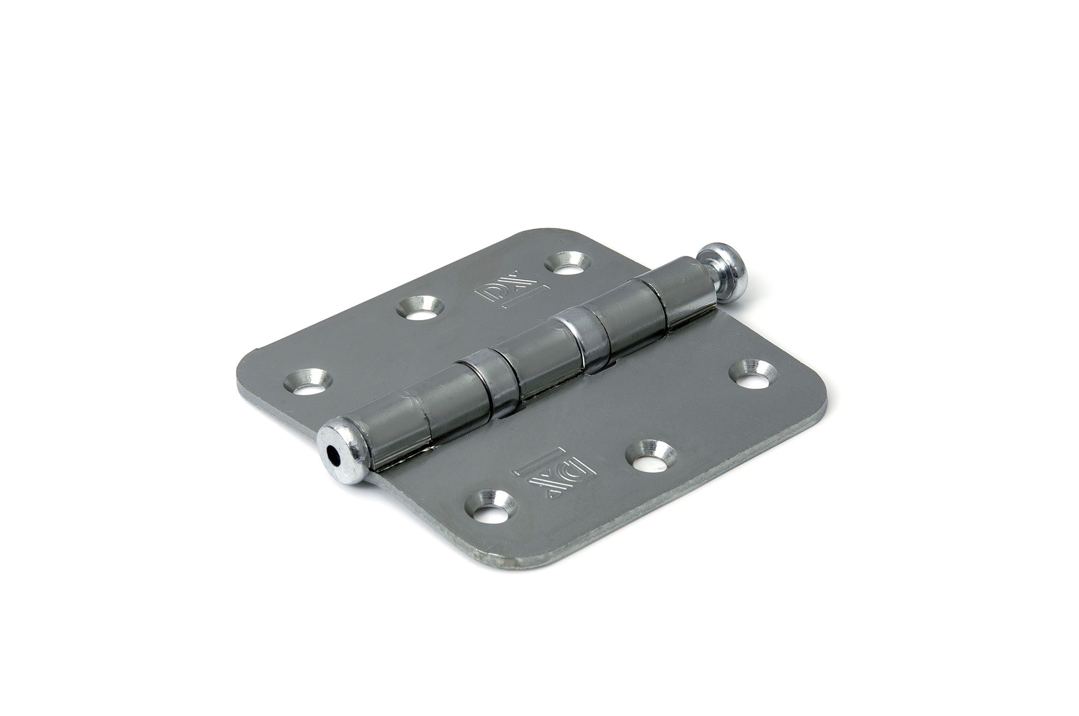 6710.125.7676 Kogellagerscharnier / ronde hoeken / 76x76 mm / verzinkte pen / staal verzinkt