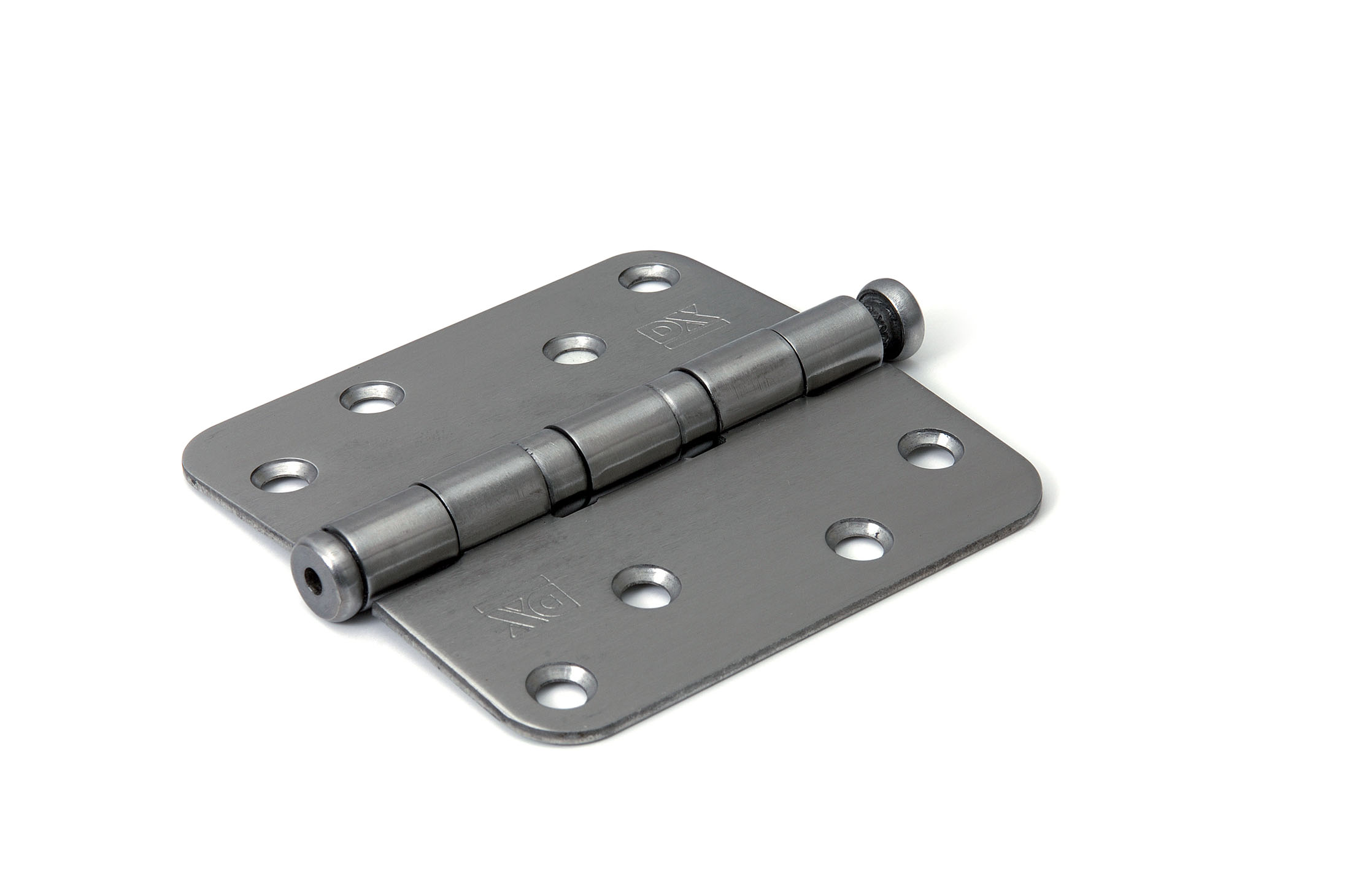 Kogellagerscharnieren ronde hoeken, RVS