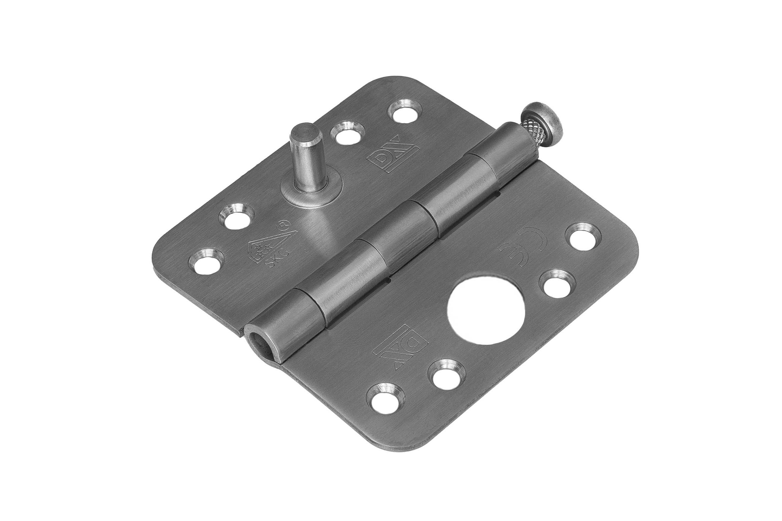 Hinges, round corners, loose pin, SKG, stainless steel