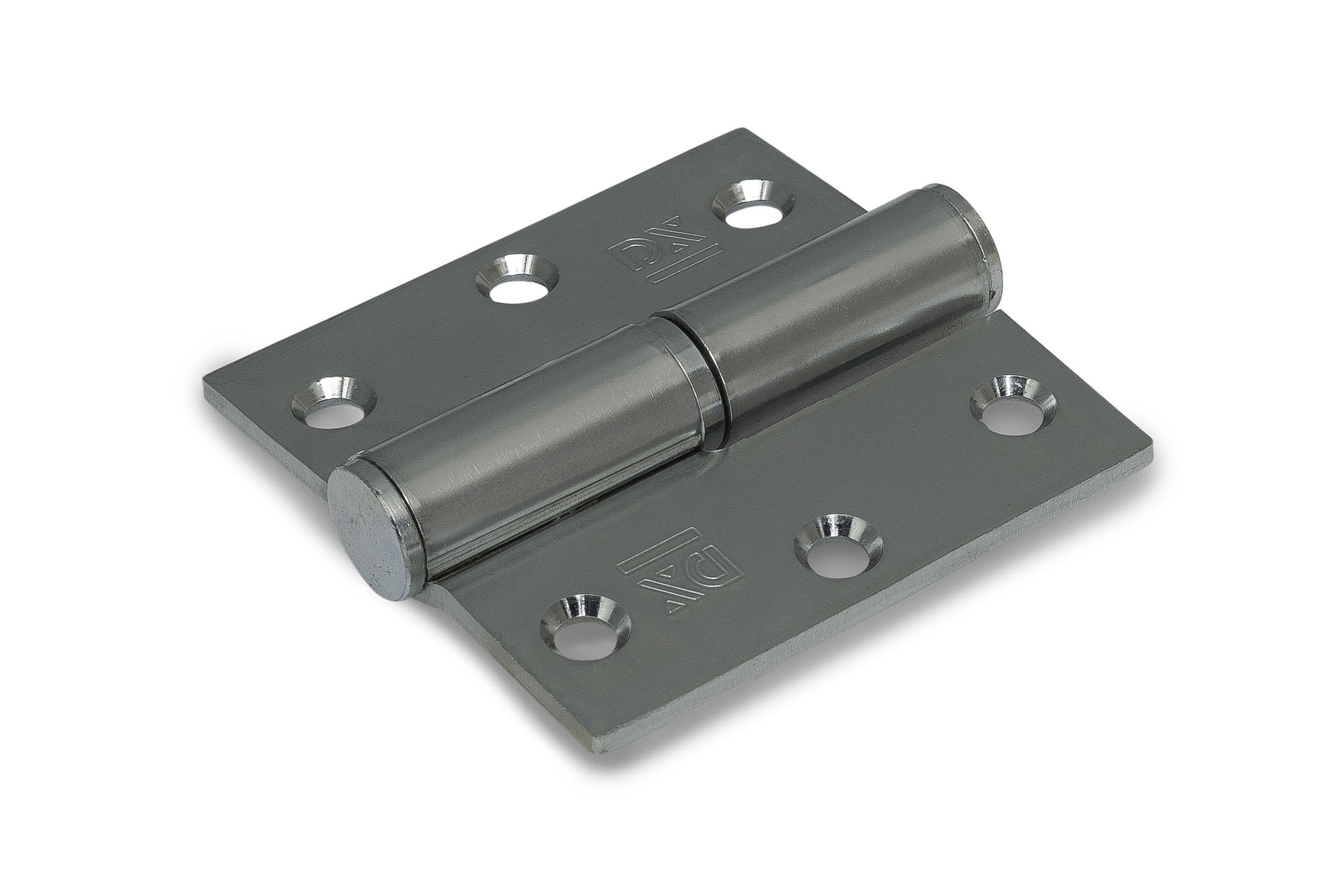 6810.115.7676 Flag hinge / straight corners / 76x76 mm / left handed / steel zinc plated