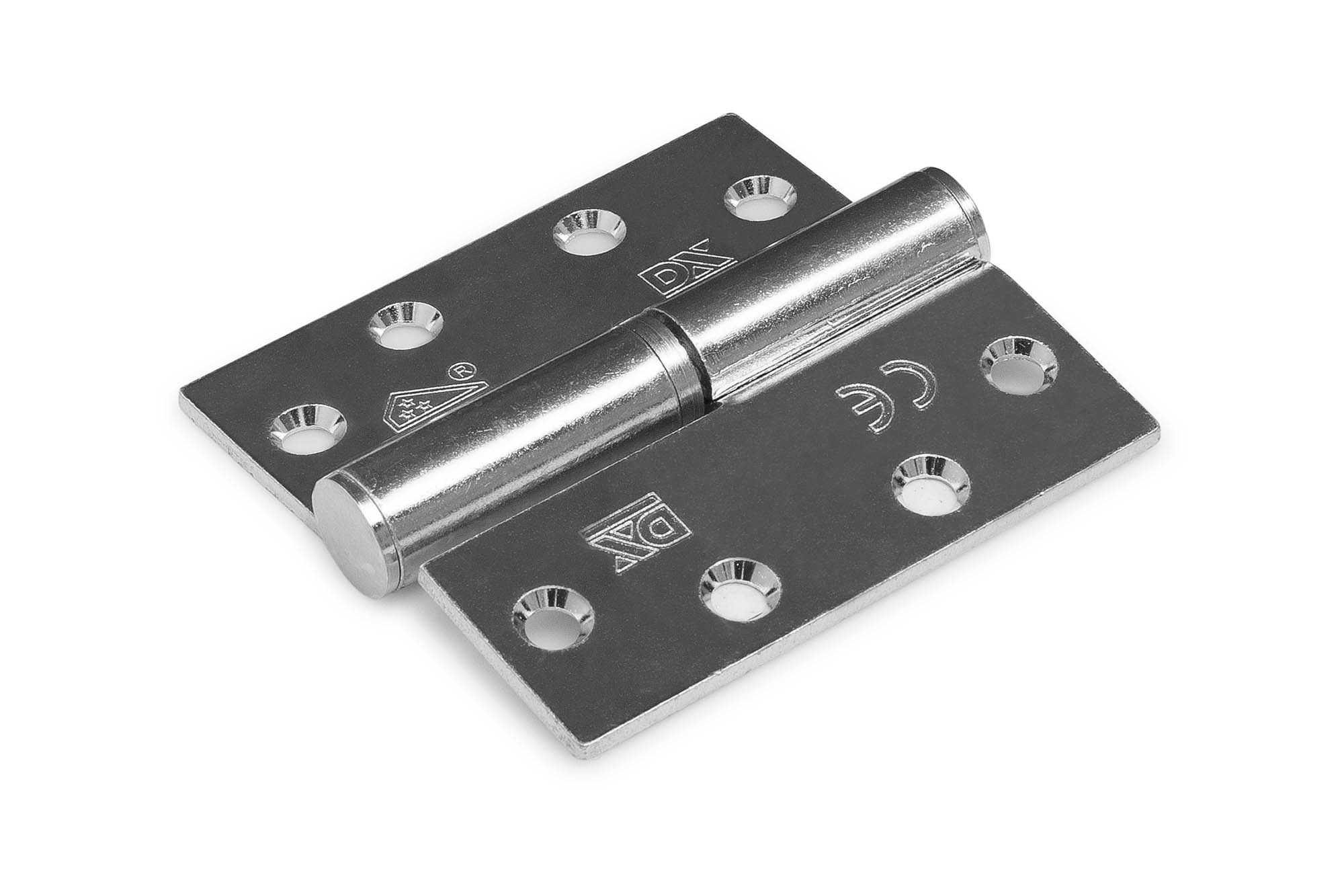 Kogelstiftpaumelles rechte hoeken, staal (universeel toepasbaar)