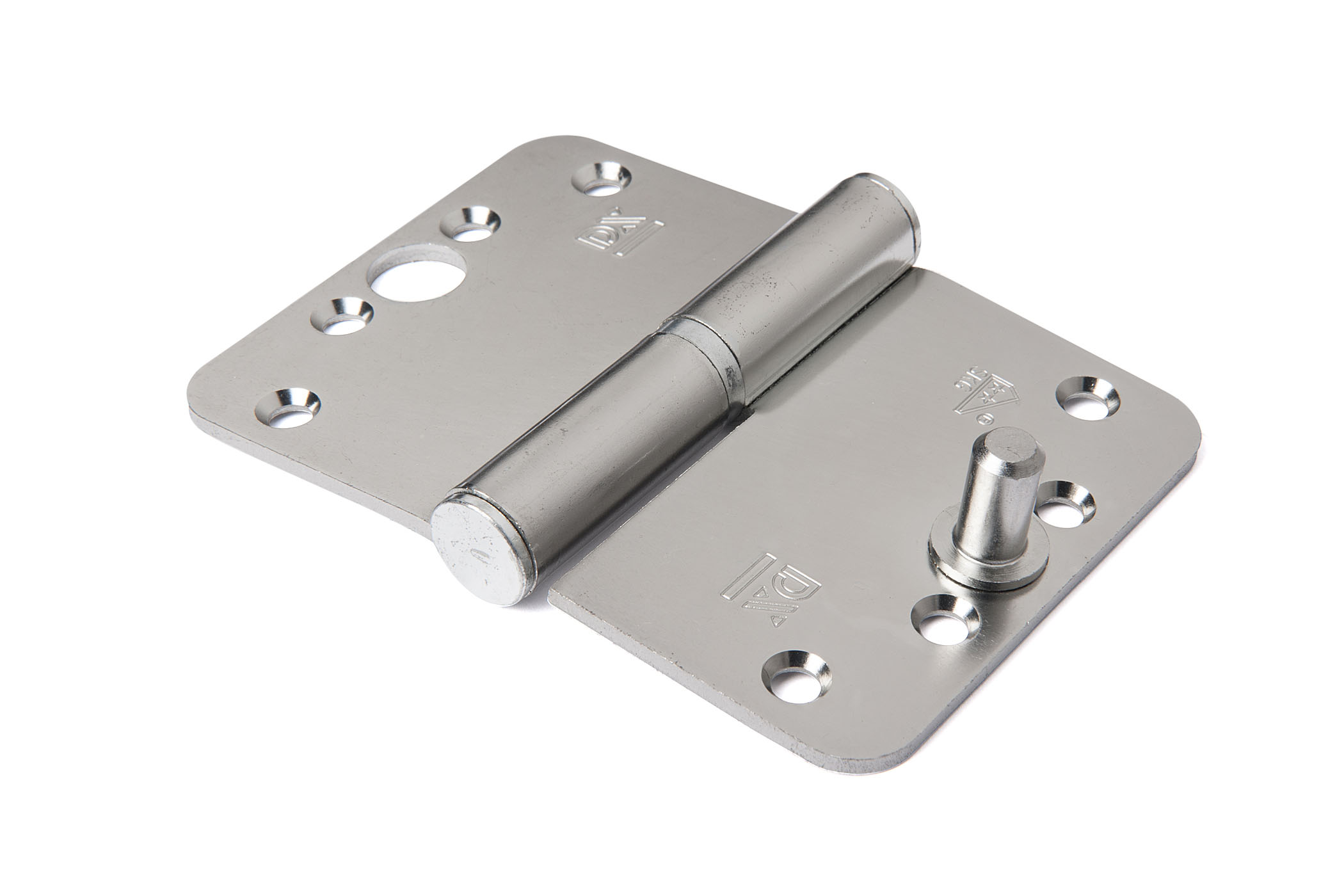 Flag hinge, round corners, wide model, SKG, steel