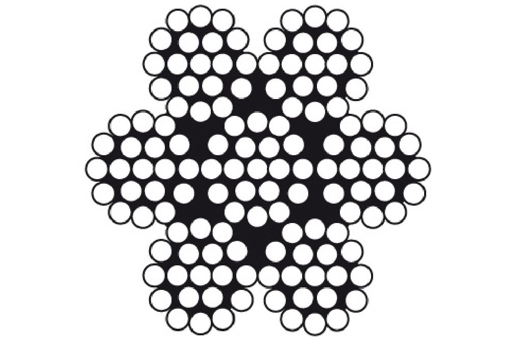 9.876719103 Staalkabel 7x19 / 03 mm / op rol à 100 meter / verzinkt