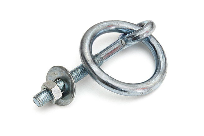 Ringbolts metric thread, galvanized